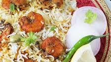 Prawn biryani (shrimp biryani)