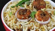 Prawn pulao (shrimp pulao)