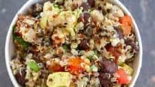 Quinoa Black Bean Avocado Salad