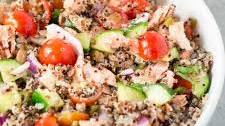 Quinoa Salad with Salmon