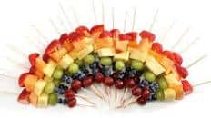 Rainbow Fruit Skewers