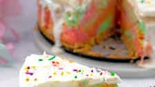 Rainbow Sherbet Cake