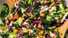 Rainbow Veggie Salad with Lemon Vinaigrette