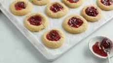 Raspberry Jam Thumbprint Biscuits