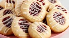 Raspberry Thumbprint Cookies