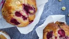 Raspberry and White Chocolate Muffins