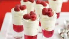 Raspberry and lemon mascarpone parfaits