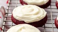 Red Velvet Cookies with Cream Cheese Frosting