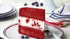 Red Velvet Ice Cream Cake