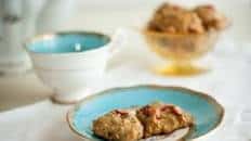 Rhubarb Oatmeal Cookies