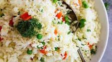 Rice Pilaf with Carrots and Peas