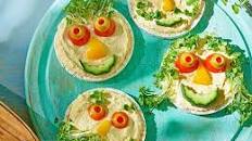 Rice cake cress faces