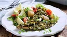 Roast Mackerel with a Citrus & Herb Crust