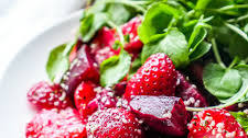 Roasted Beet and Strawberry Salad