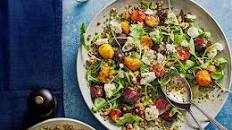 Roasted beetroot & feta salad