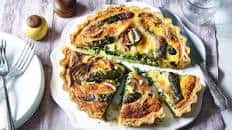 Roasted vegetable quiche