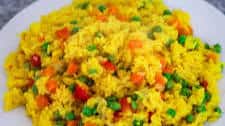 Saffron Rice With Veggies