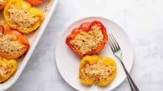 Salmon Stuffed Peppers