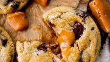 Salted Caramel Chocolate Chip Cookies