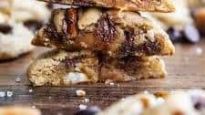 Salted Caramel Pretzel Chocolate Chip Cookies