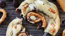 Salted Caramel Pretzel Chocolate Chip Cookies