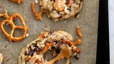 Salted Caramel Pretzel Cookies