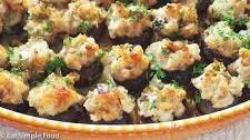 Sausage And Cheese Stuffed Mushrooms