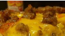 Sausage Egg and Cheese Breakfast Casserole