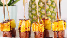 Sausage & Pineapple Appetizer Kabobs