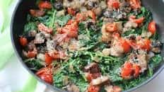 Sauteed Spinach and Mushrooms