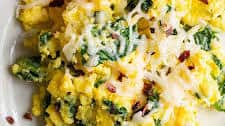 Scrambled Eggs with Spinach