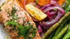 Sheet Pan Baked Salmon with Vegetables