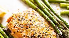 Sheet Pan Salmon & Asparagus