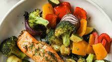 Sheet Pan Salmon and Vegetables