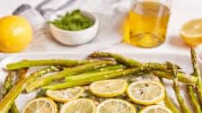 Sheet Pan Salmon with Asparagus, Lemon, and Dill