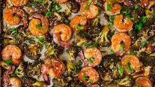 Sheet Pan Shrimp and Broccoli