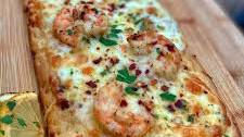 Shrimp Scampi Flatbread Pizza