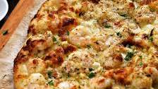 Shrimp Scampi Pizza