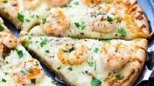 Shrimp Scampi Pizza