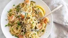 Shrimp and Asparagus Pasta