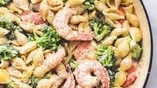 Shrimp and Broccoli Alfredo