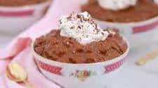 Simple Chocolate Rice Pudding