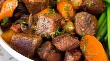 Slow Cooker Beef Bourguignon