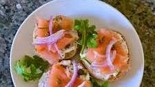 Smoked Salmon Bagels