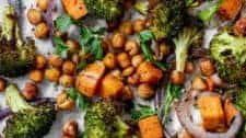 Smoky Sweet Potato and Chickpea Sheet Pan Dinner