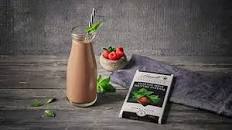 Smoothie au chocolat à la menthe