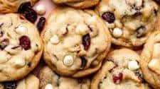 Soft-Baked White Chocolate Cranberry Cookies