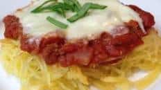 Spaghetti Squash Bake With Marinara & Cheese (Vegetarian)