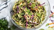 Spicy Asian Zucchini Noodles