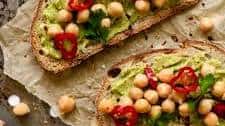 Spicy Chickpea Avocado Toast